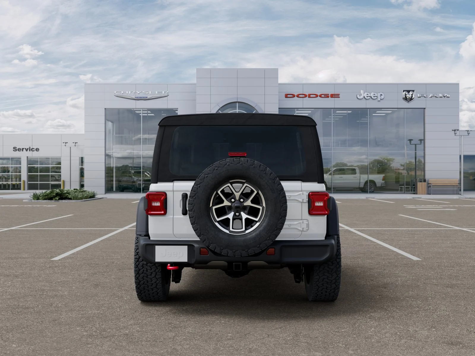 New 2026 Bright White Clearcoat Jeep Rubicon image 35