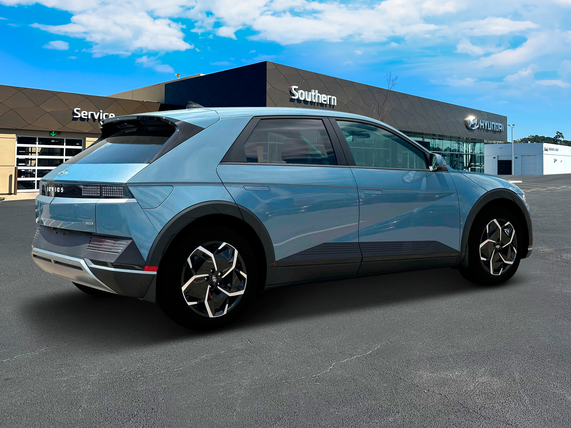 New 2024 Blue Hyundai SEL image 8