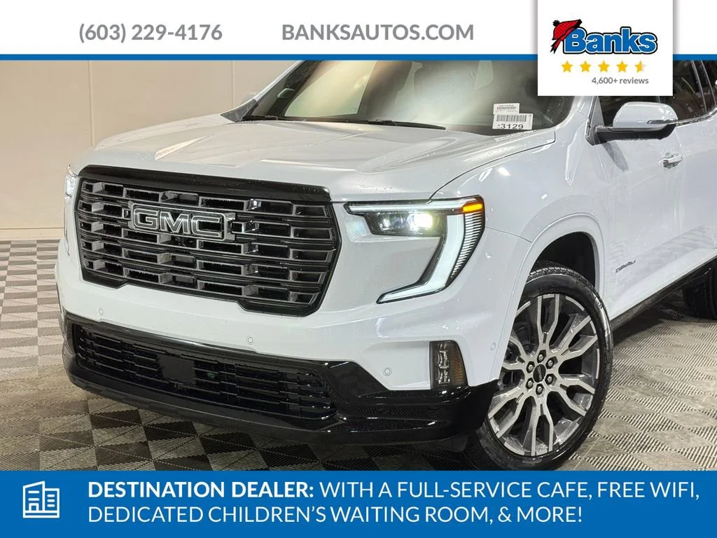New 2026 Glacier White Tricoat GMC Denali Ultimate image 3