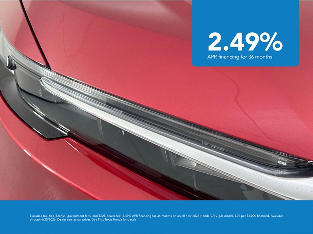 New 2026 Radiant Red Metallic Honda EX-L image 10