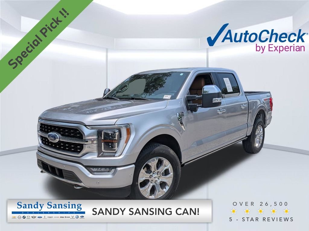Used 2021 Silver Ford Platinum image 1