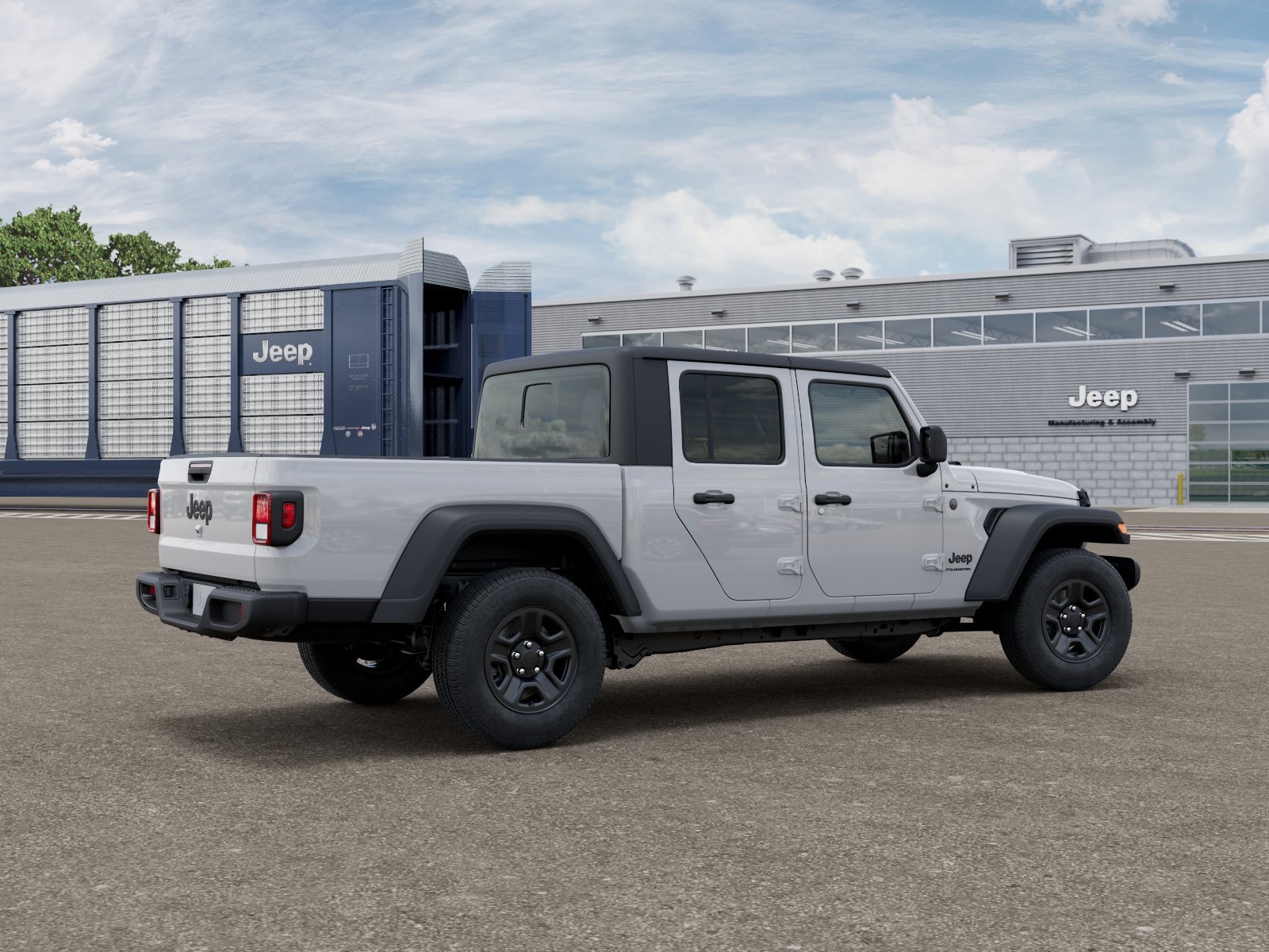 New 2026 Bright White Clear-Coat Exterior Paint Jeep Sport image 2