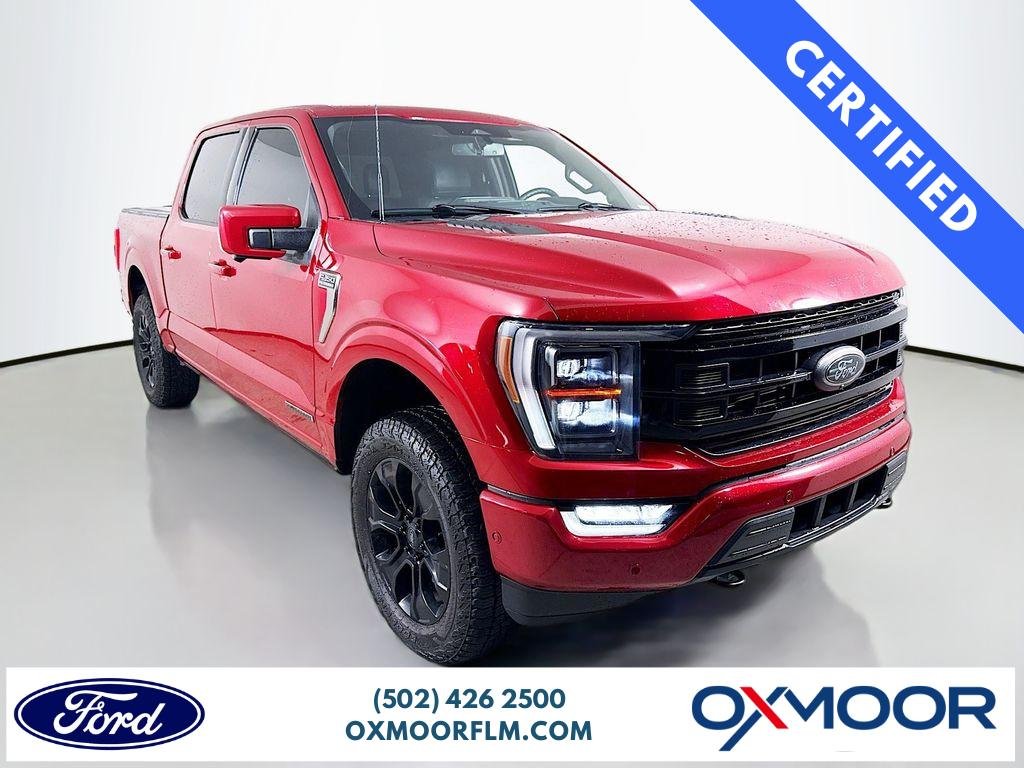 Used 2023 Rapid Red Metallic Tinted Clearcoat Ford Platinum image 1