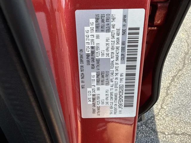 Used 2021 Red Crystal Mazda Grand Touring w/Premium Package image 30