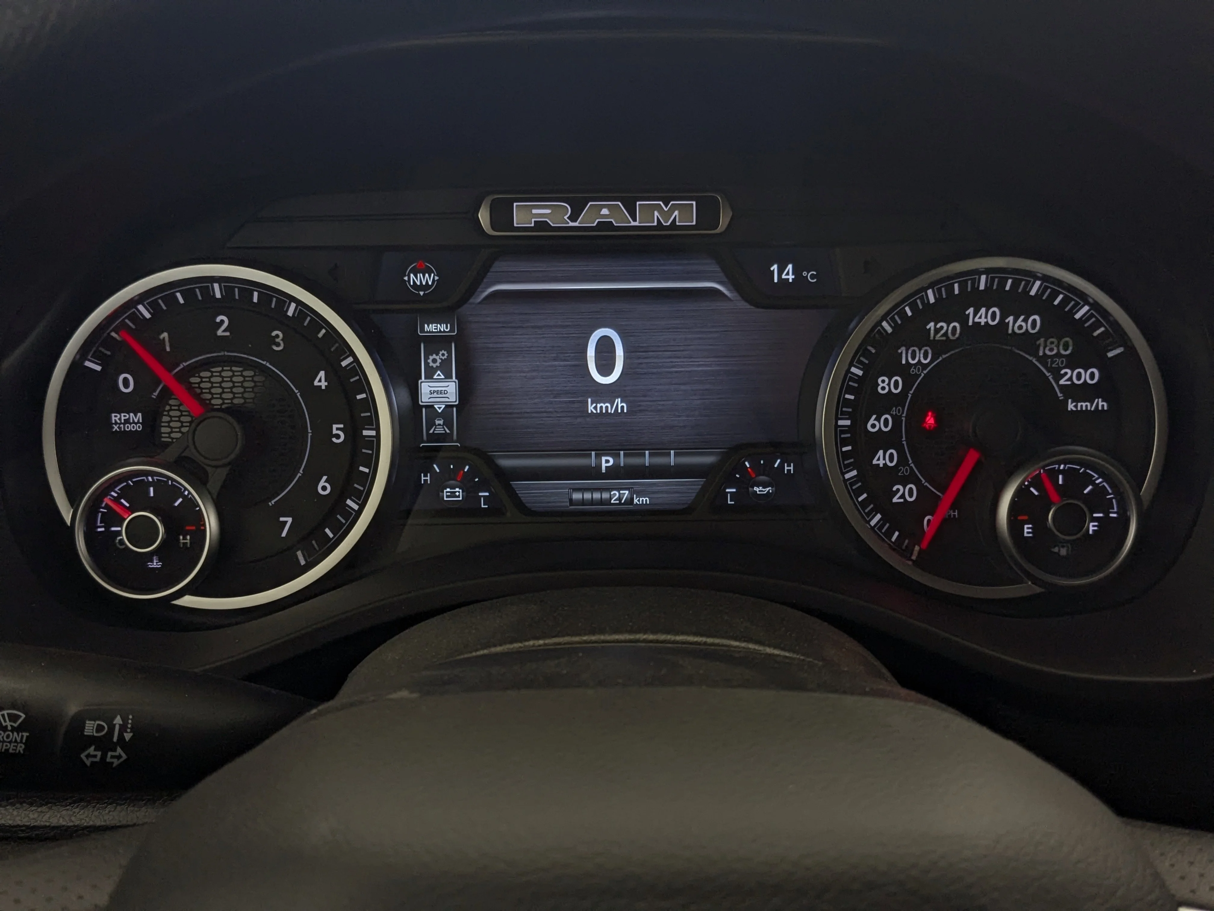 New 2026 White RAM Express - 3.6L Pentastar VVT V6 engine with eTorque - BLACK EXPRESS EDITION image 18