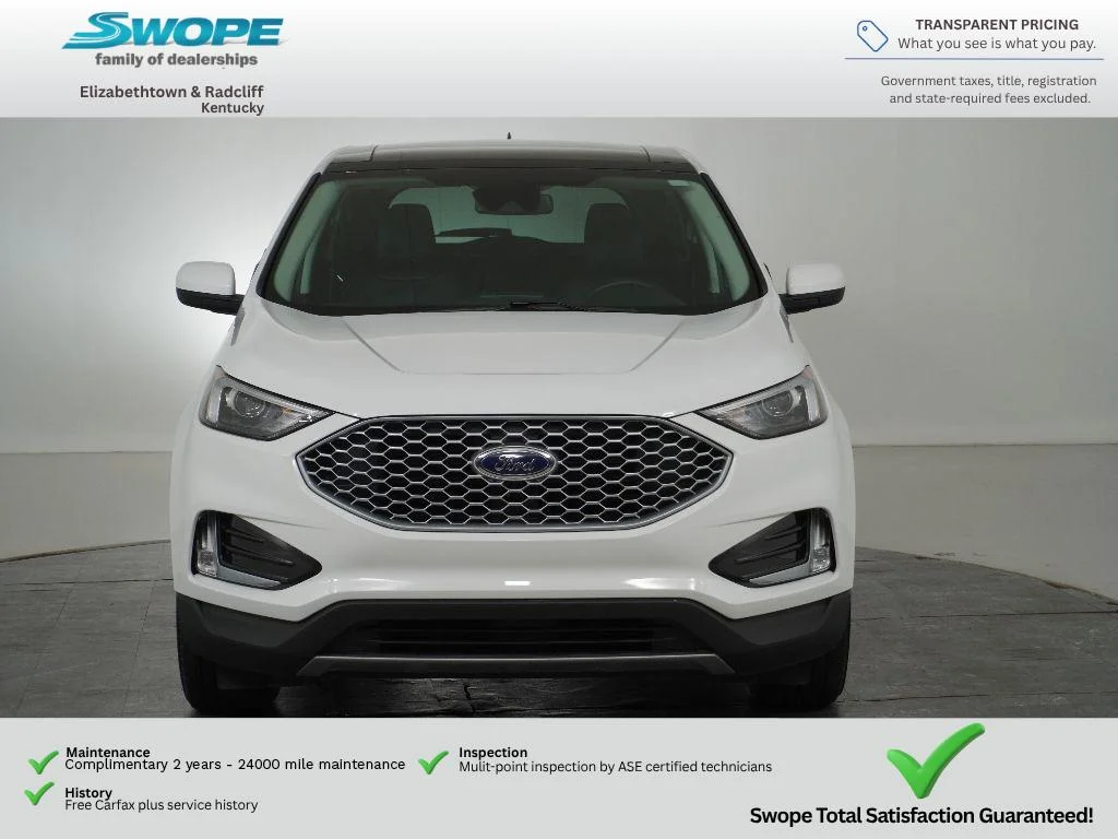 Certified Used 2023 OXFORD WHITE Ford SEL image 8