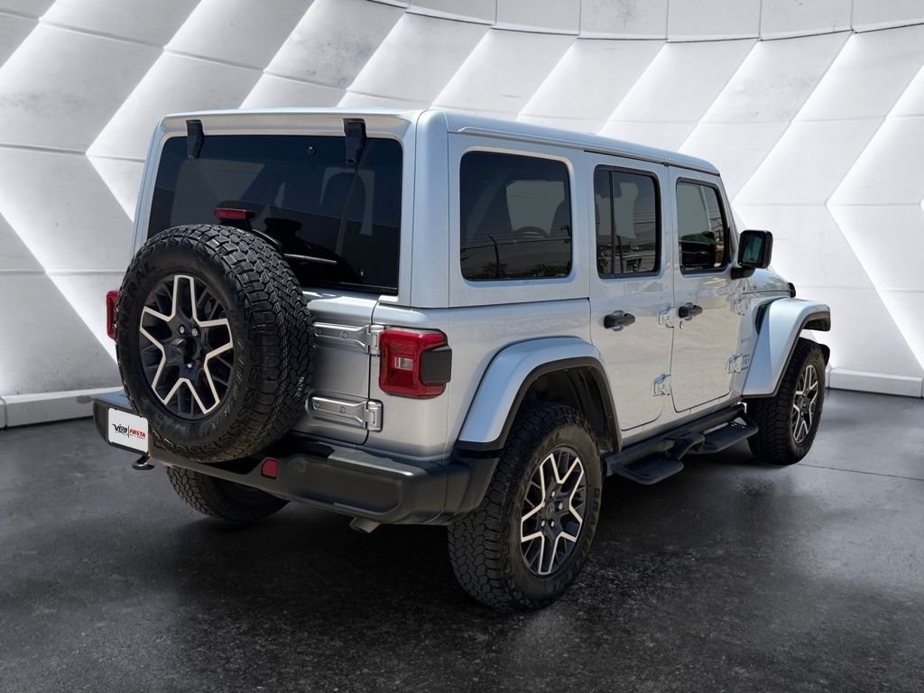 Certified Used 2024 Silver Jeep Sahara image 2