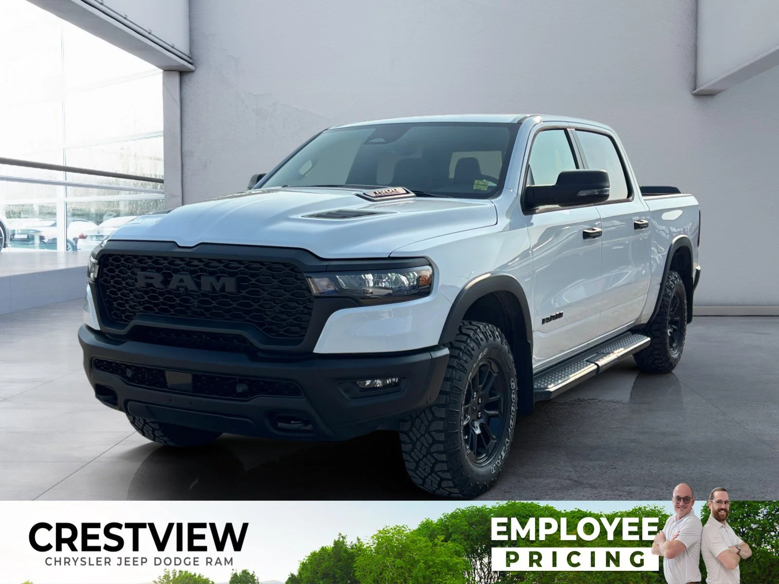 New 2026 Bright White Ram Rebel image 1