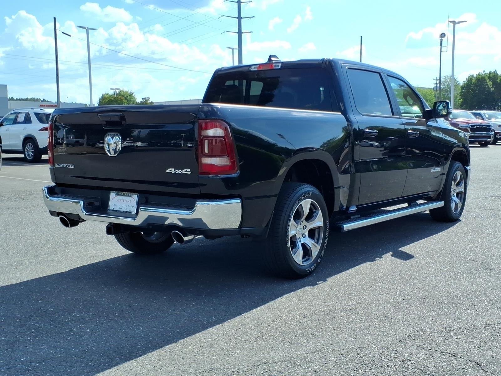 Certified Used 2024 Diamond Black Crystal Pearlcoat Ram Laramie image 2