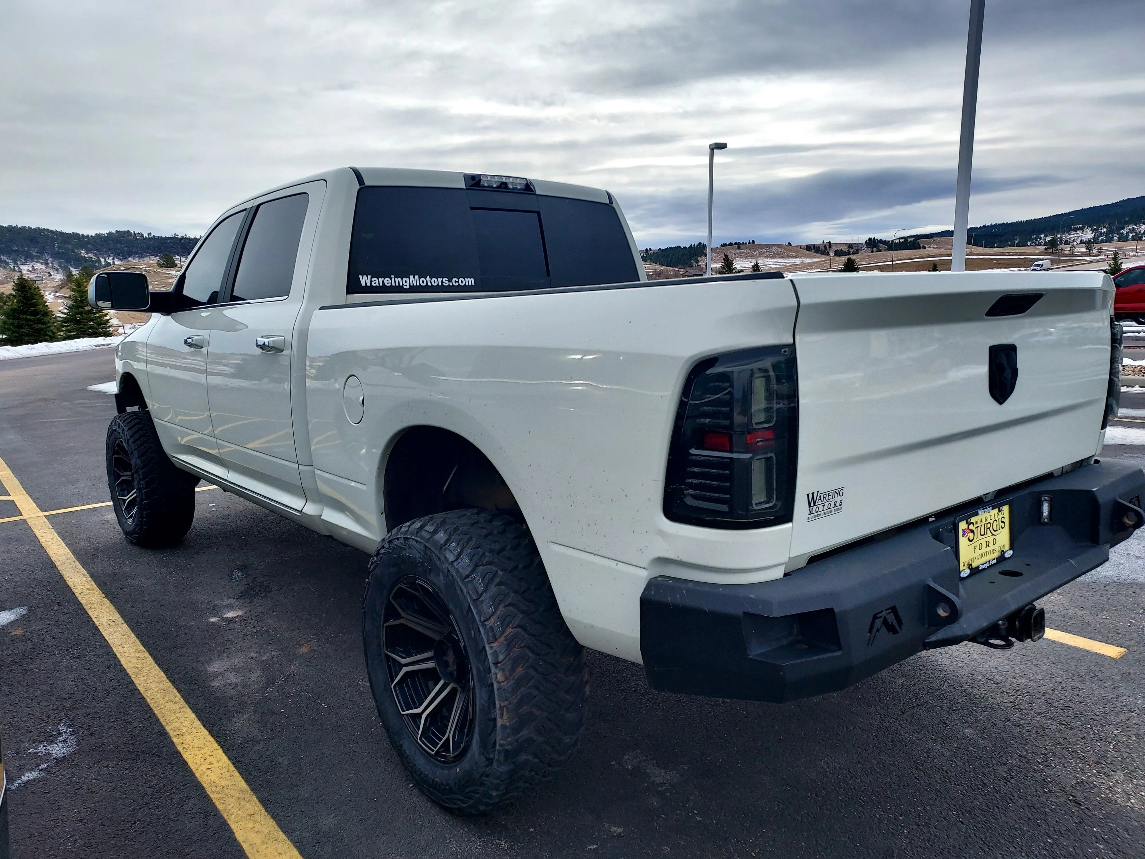 Used 2018 Pearl White Ram Longhorn image 4