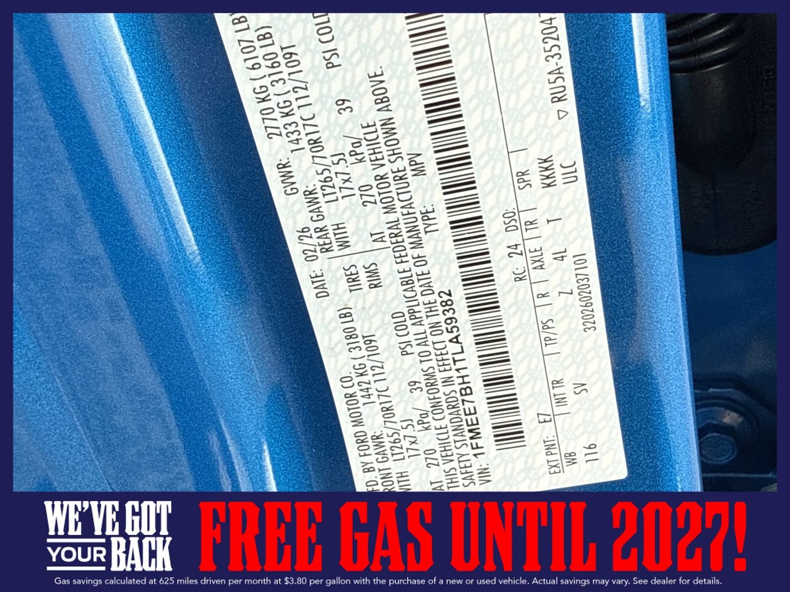 New 2026 Velocity Blue Metallic Ford Big Bend image 34
