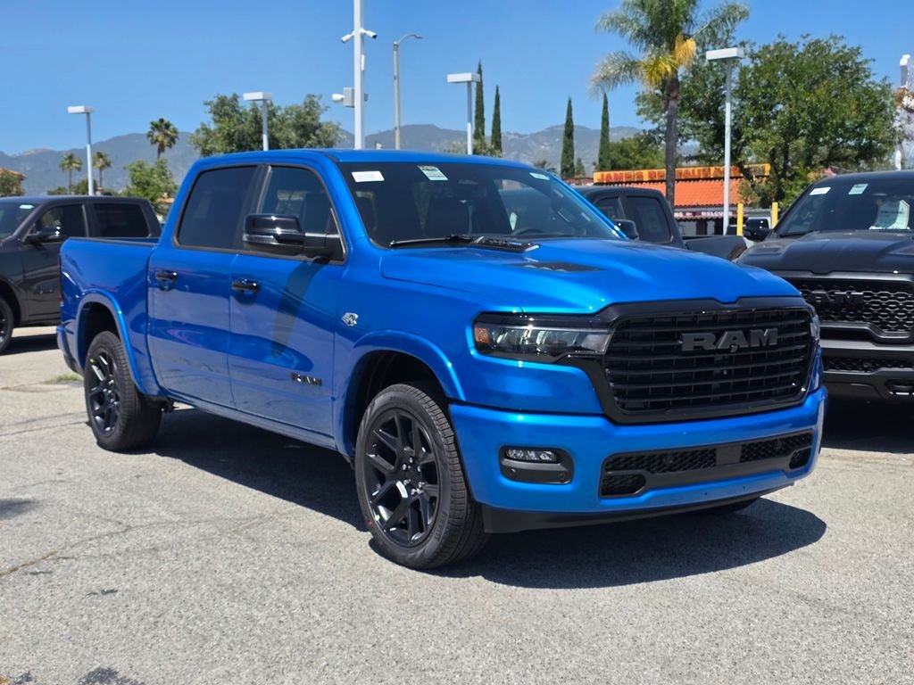 New 2026 Hydro Blue Pearl-Coat Exterior Paint RAM Laramie image 1