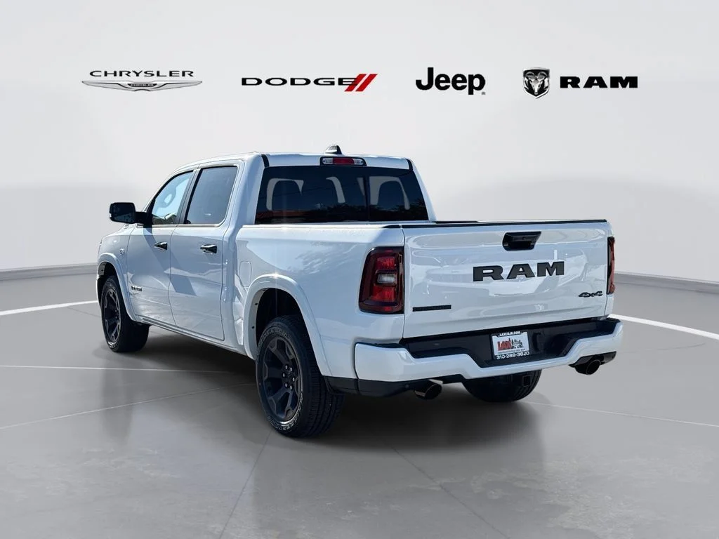 New 2026 Bright White Clear-Coat Exterior Paint RAM Big Horn/Lone Star image 4