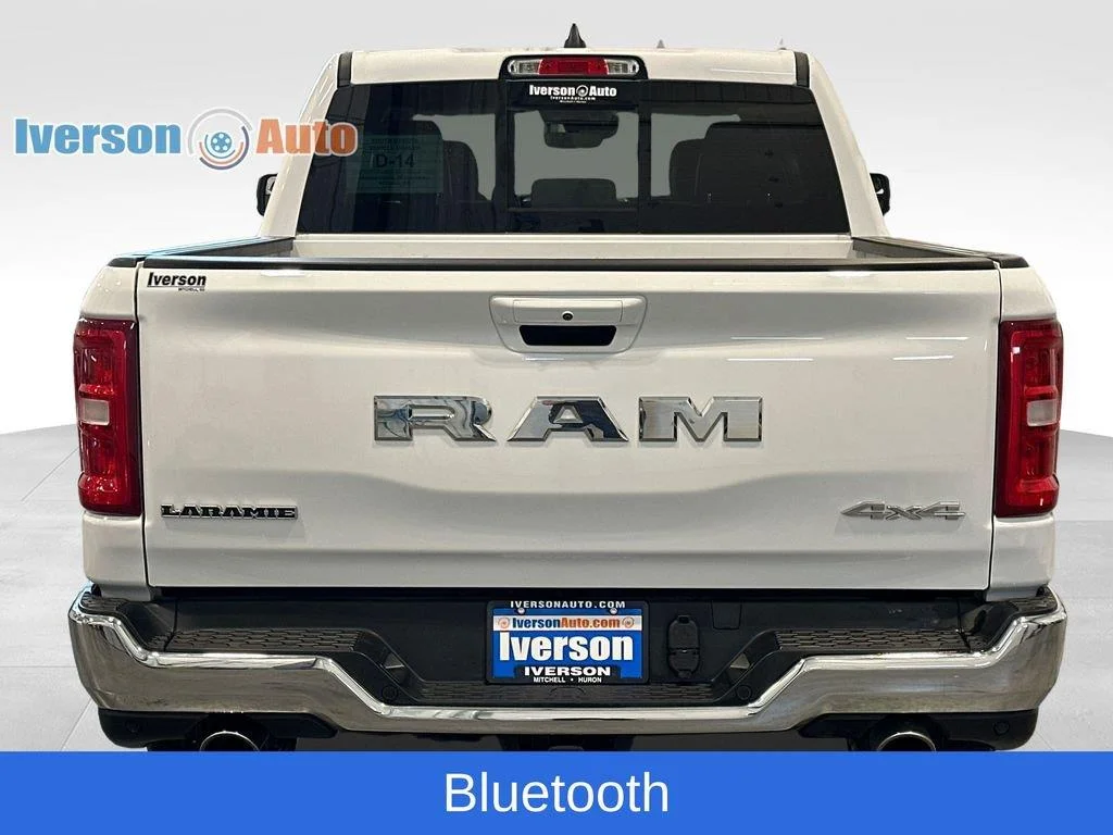 Used 2025 Bright White Clearcoat Ram Laramie image 8