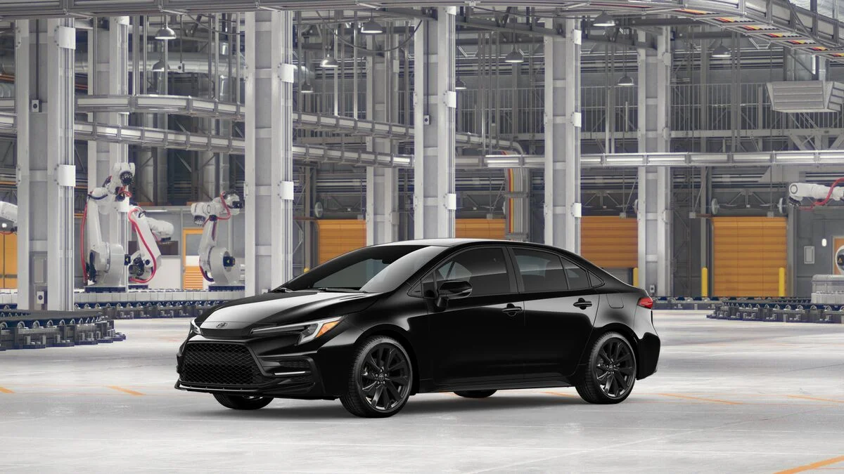 New 2026 Midnight Black Metallic Toyota SE image 2
