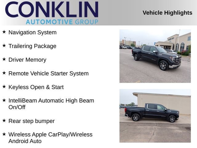 Used 2025 Titanium Rush Metallic GMC SLT image 2