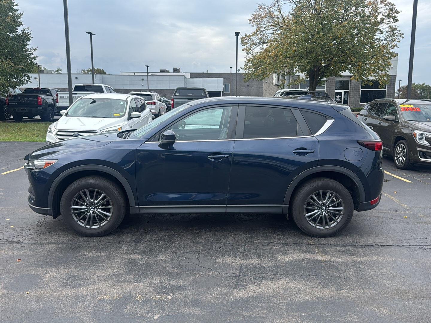 Used 2021 Deep Crystal Blue Mica Mazda Touring image 5