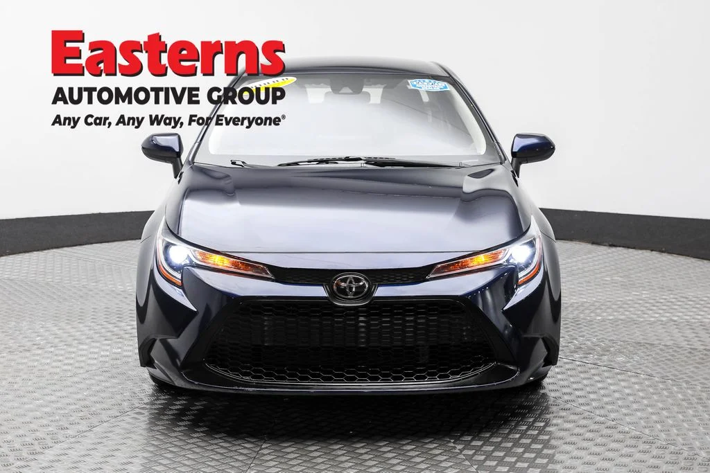 Used 2021 Blue Toyota LE image 2