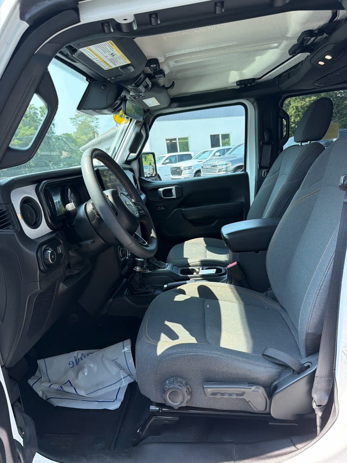 Certified Used 2024 Bright White Clearcoat Jeep Sport S image 11