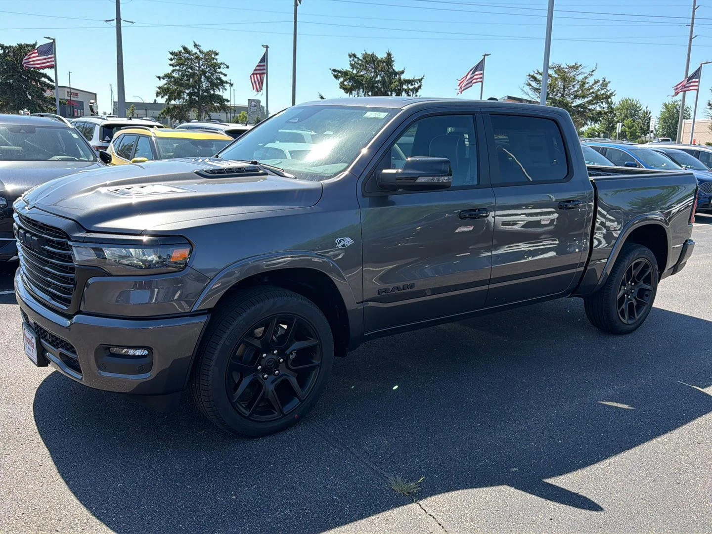New 2026 Granite Crystal Metallic Clear-Coat Exterior Paint RAM Laramie image 1