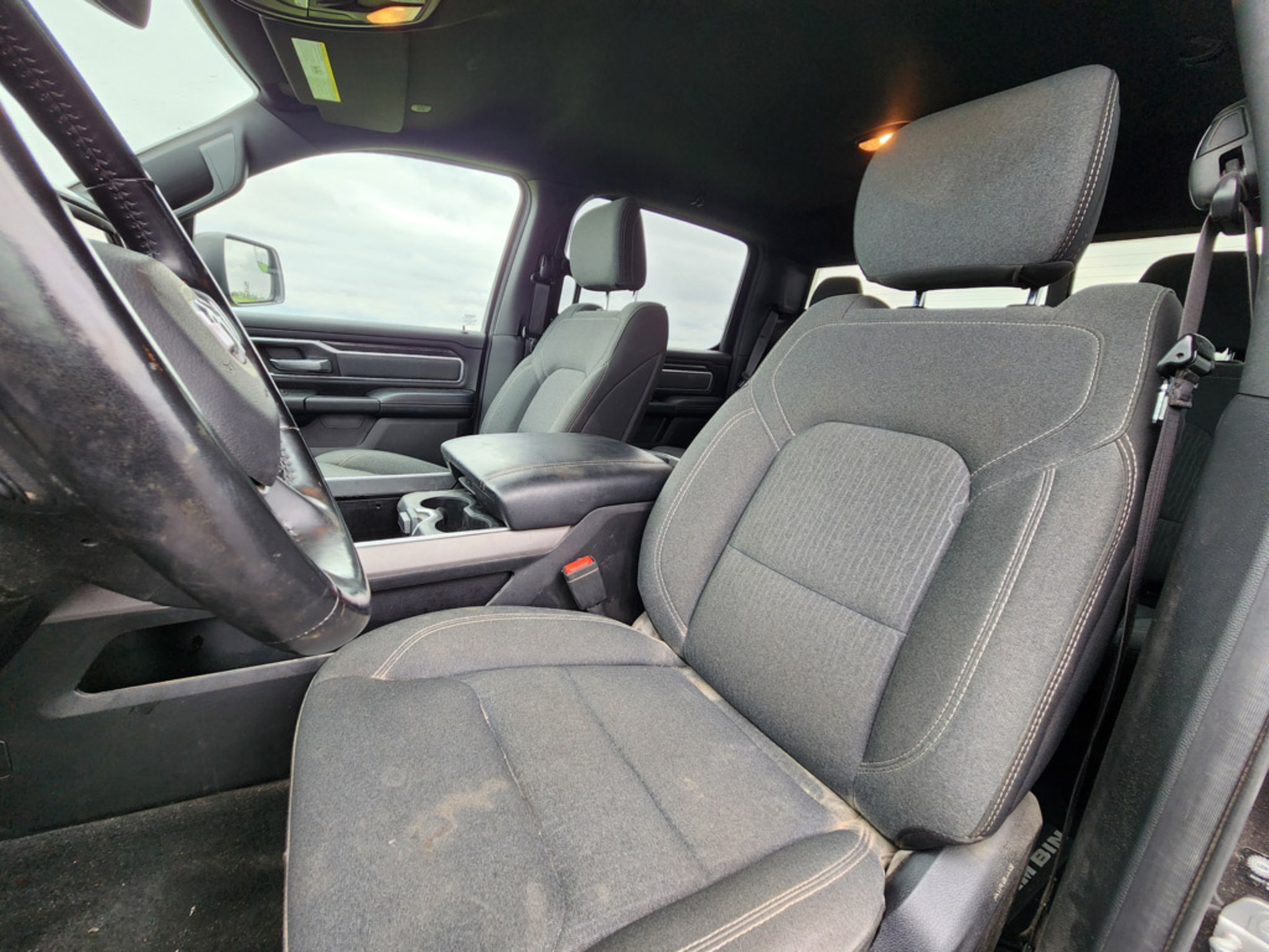 Used 2021 Granite Crystal Metallic Clearcoat Ram Big Horn image 4