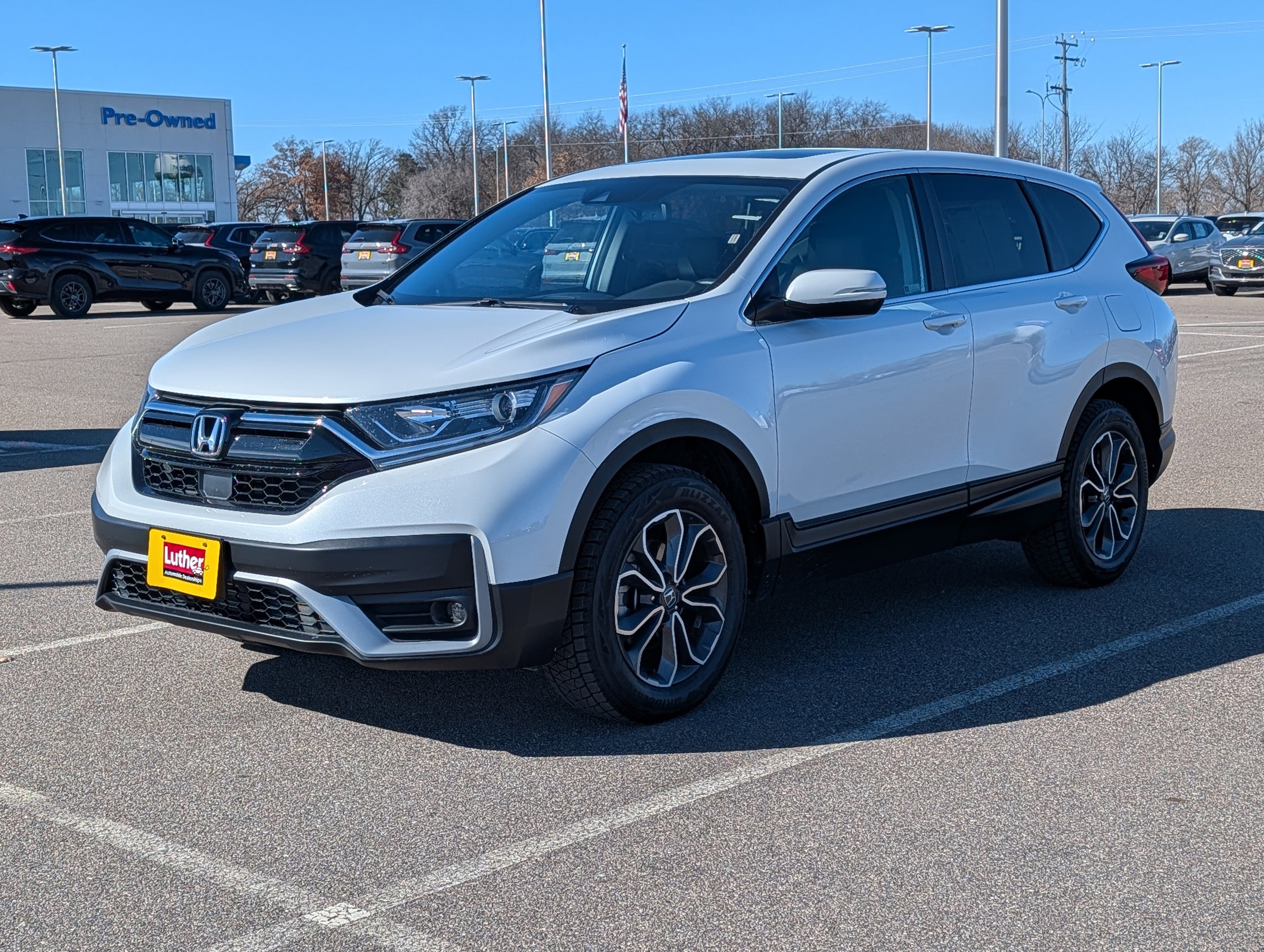 Used 2020 Honda CR-V EX-L with VIN 2HKRW2H85LH694767 for sale in Waite Park, Minnesota