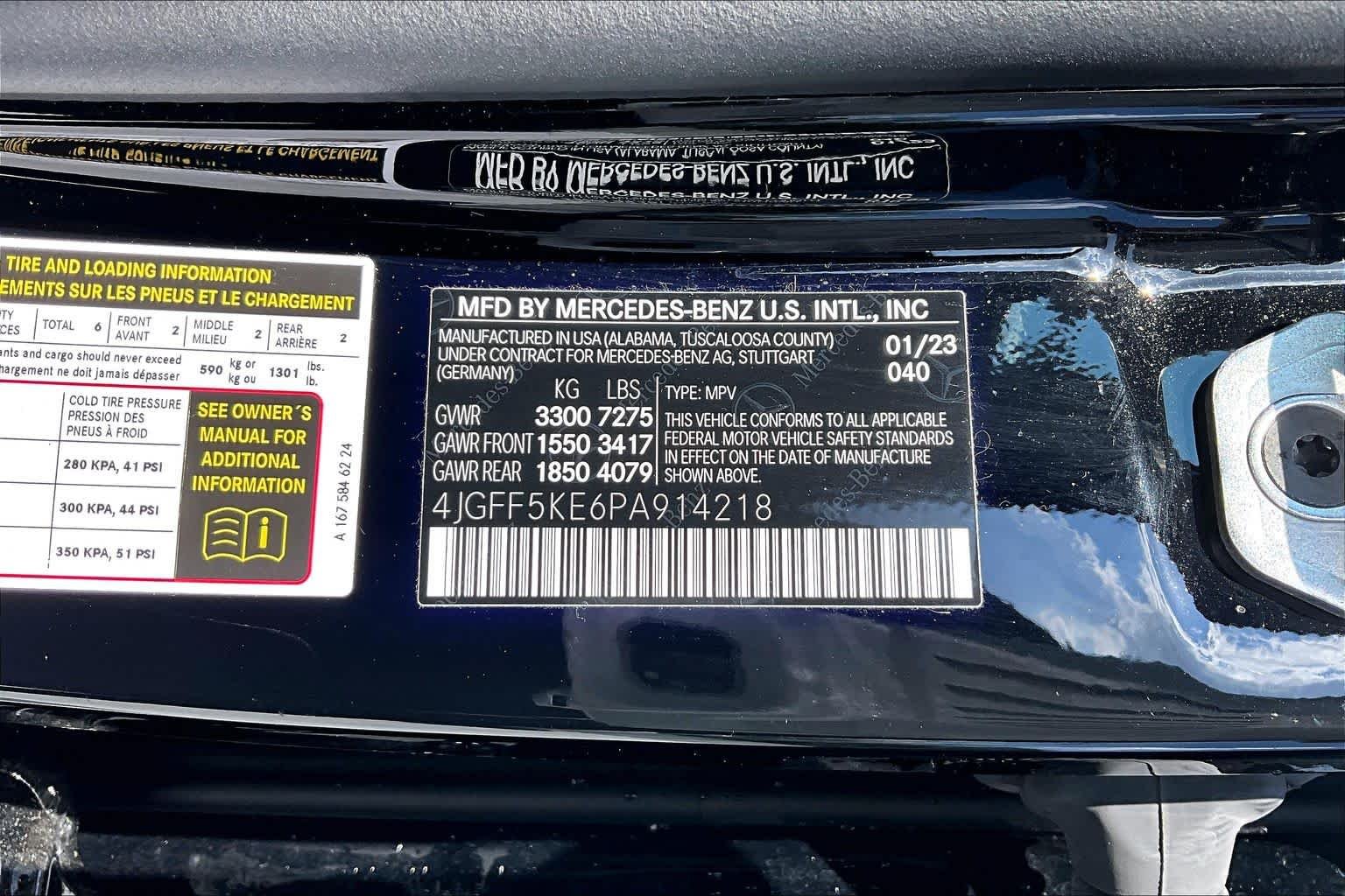 Used 2023 Obsidian Black Metallic Mercedes-Benz GLS 450 image 32
