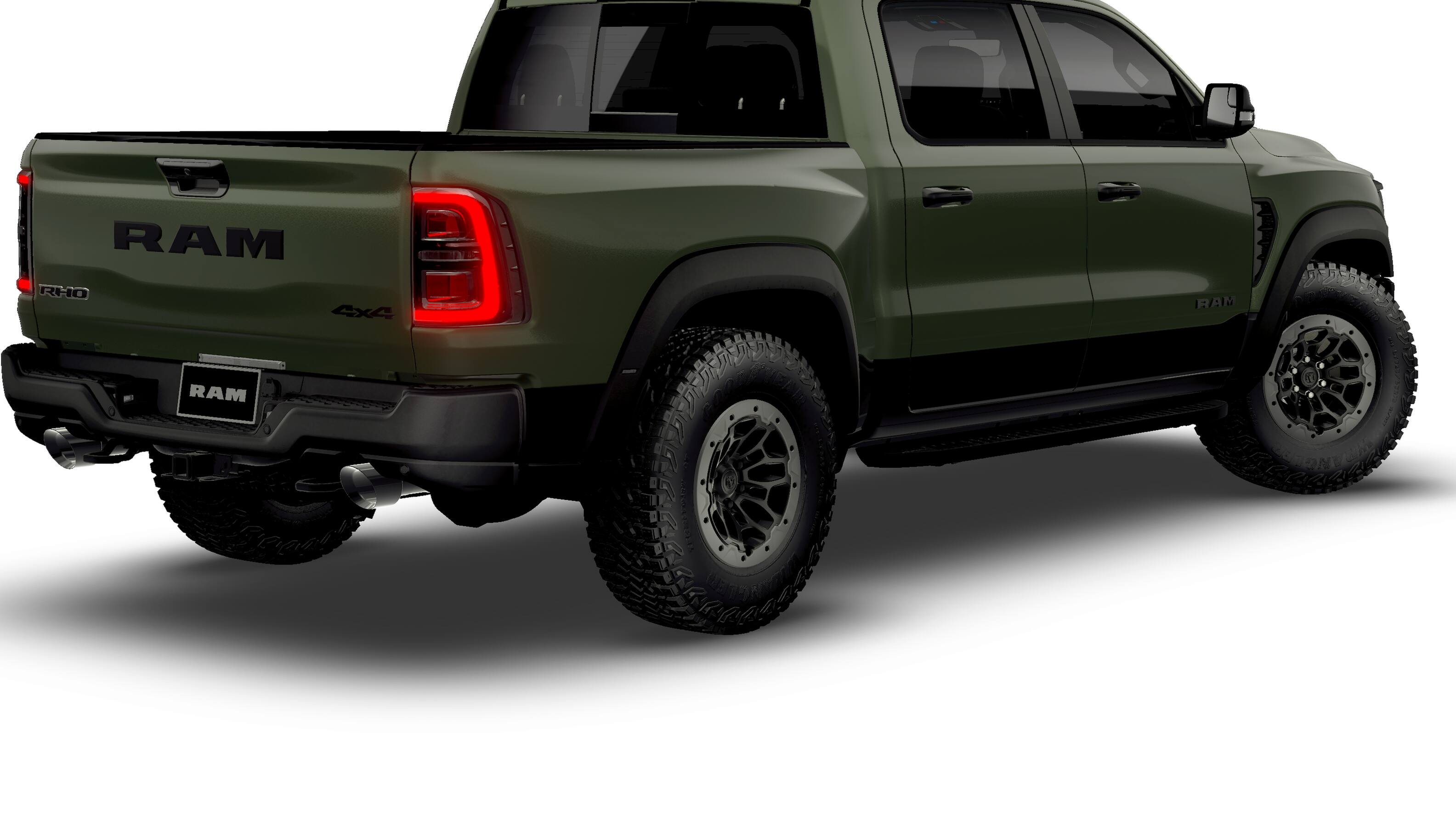 New 2026 Serrano-Green Metallic Exterior Paint RAM RHO image 2