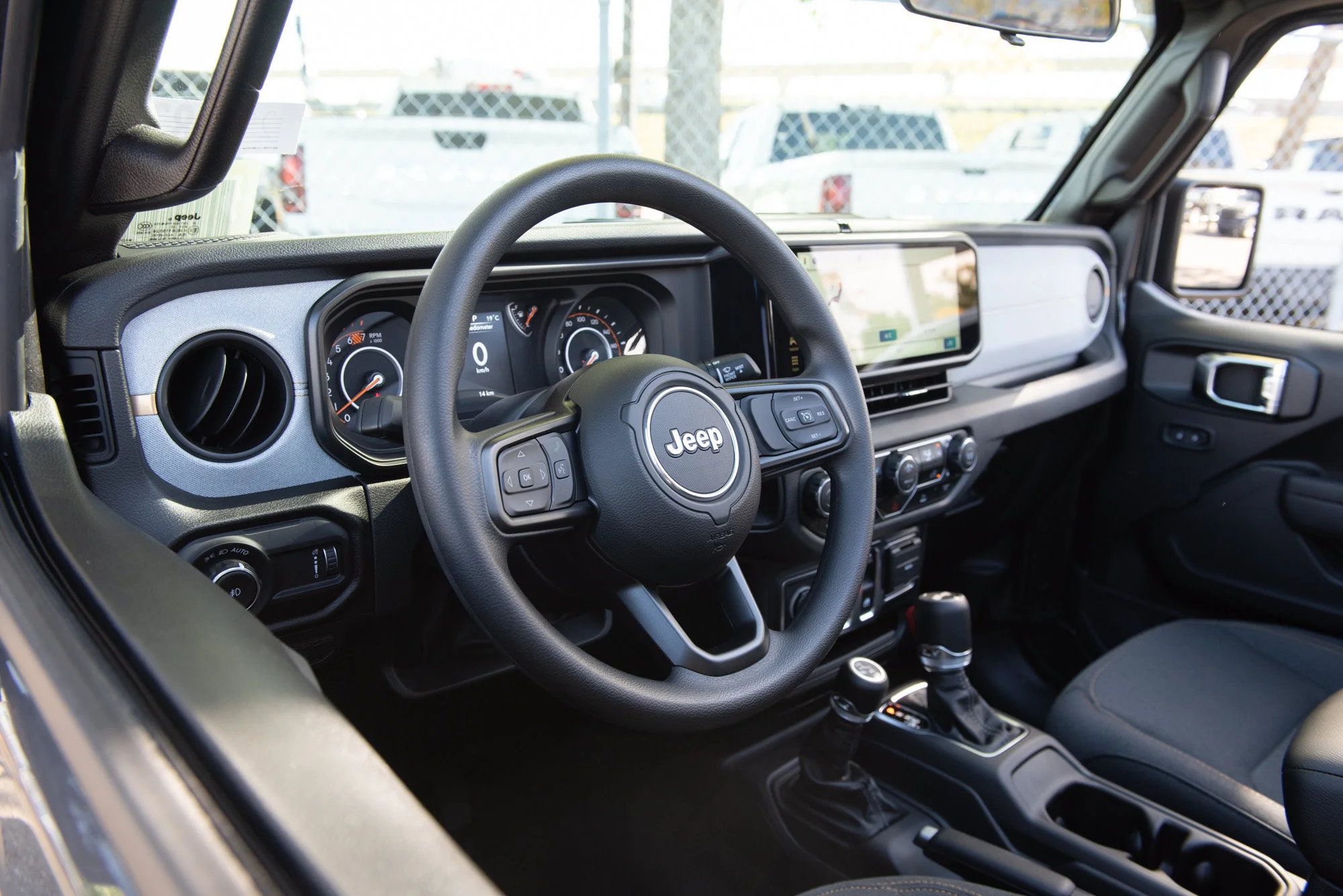 Used 2025 Grey Jeep Sport* 2 Door 4x4, Soft Top, 12 Inch Screen image 8