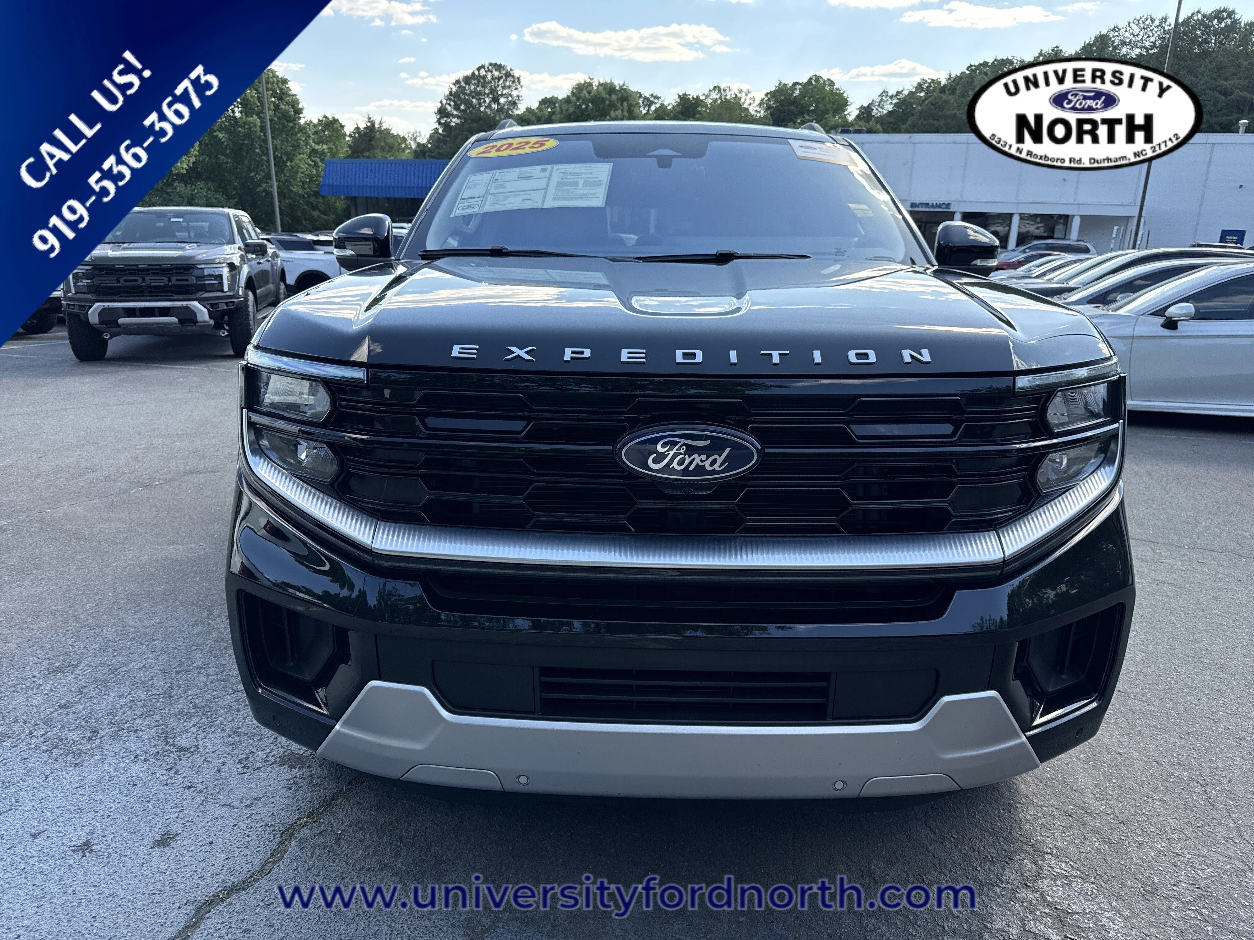 Used 2025 Agate Black Metallic Ford Platinum image 2