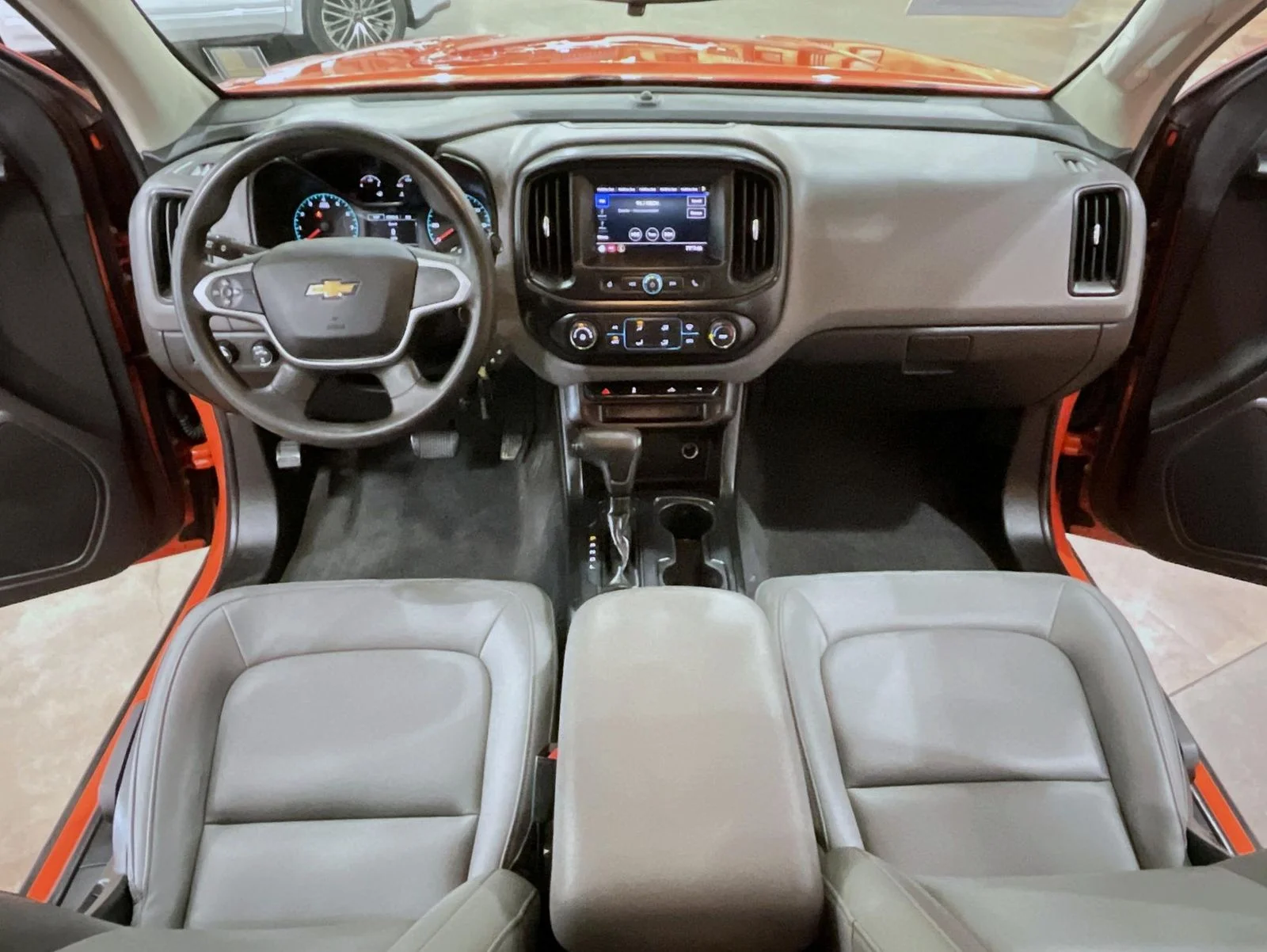 Used 2021 Orange Chevrolet Work Truck image 12