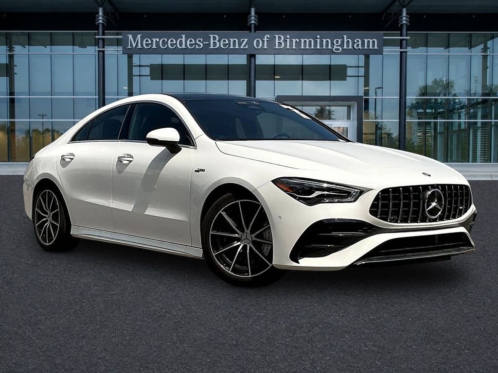 Certified Used 2025 Polar White Mercedes-Benz CLA 35 AMG® image 1