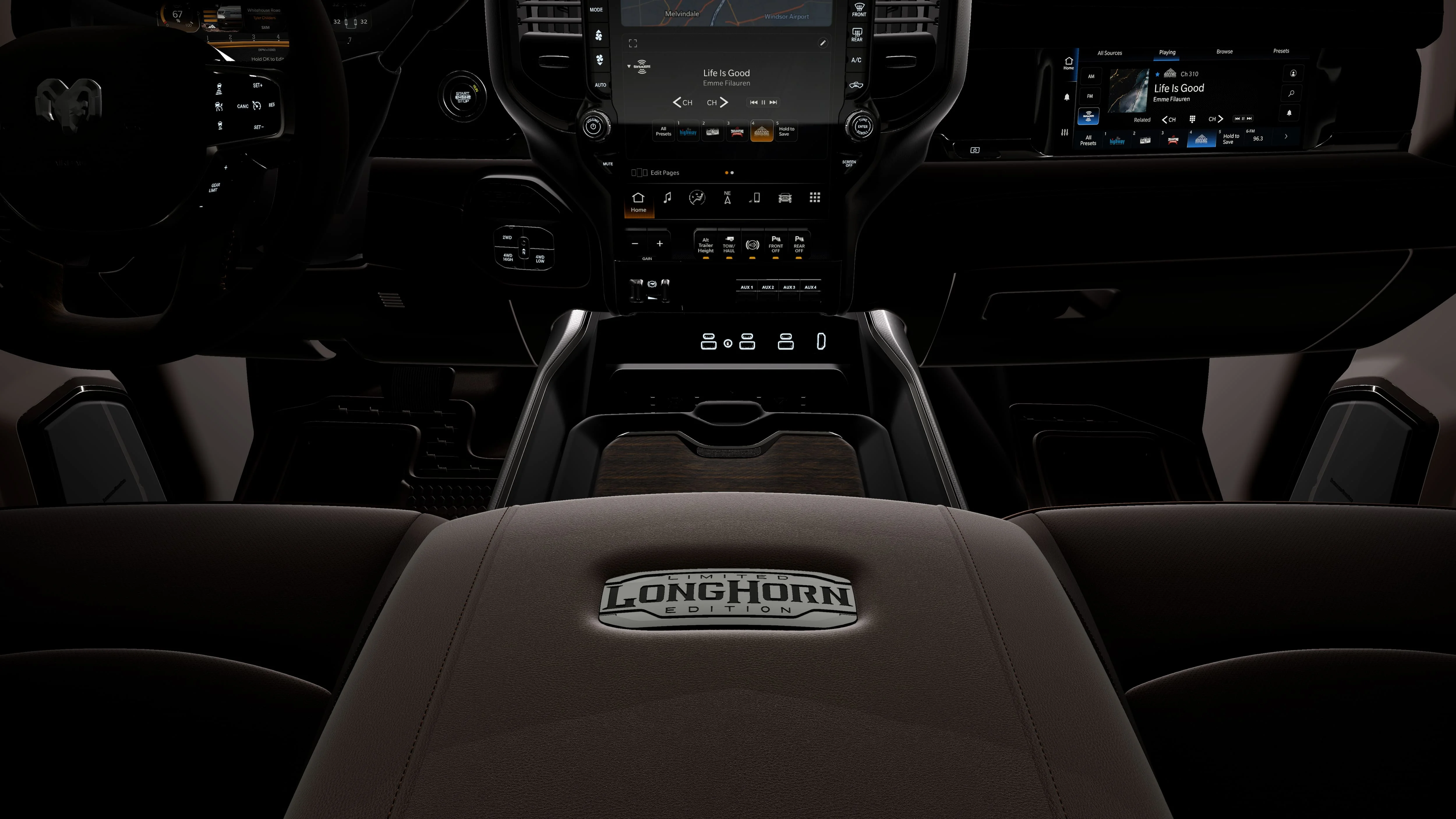 New 2026 Diamond Black Crystal Pearl-Coat Exterior Paint RAM Longhorn image 17