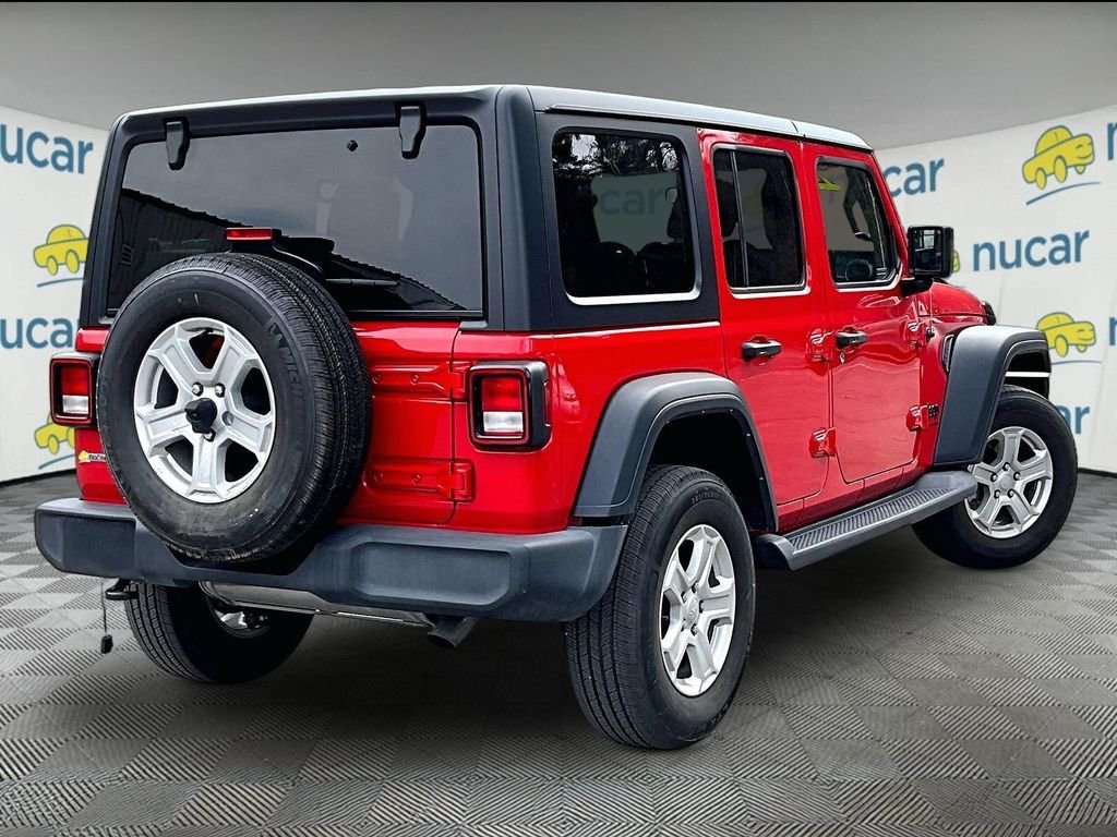 Used 2023 Firecracker Red Clearcoat Jeep Sport S image 6