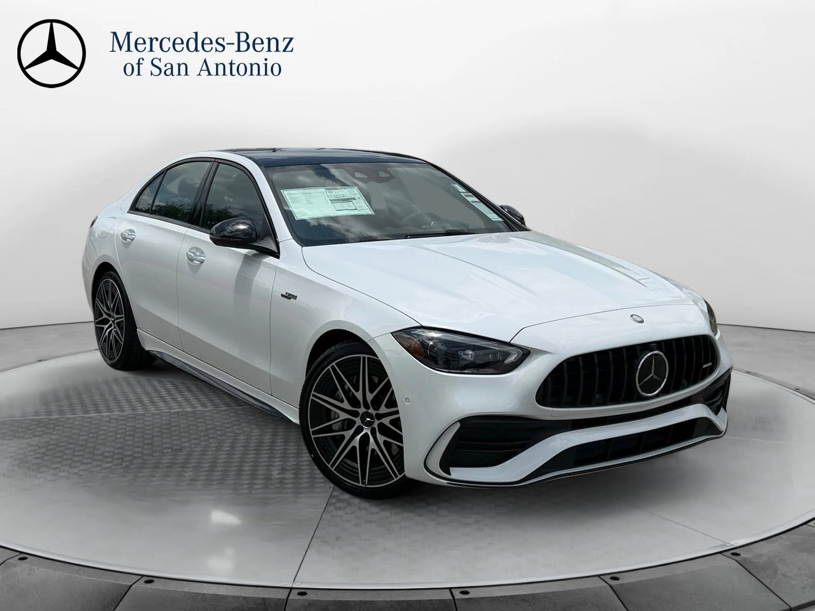 New 2026 White Mercedes-Benz AMG® C 43 image 1