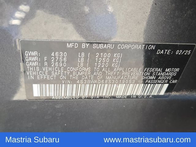 Used 2025 Gray Metallic Subaru Premium image 8