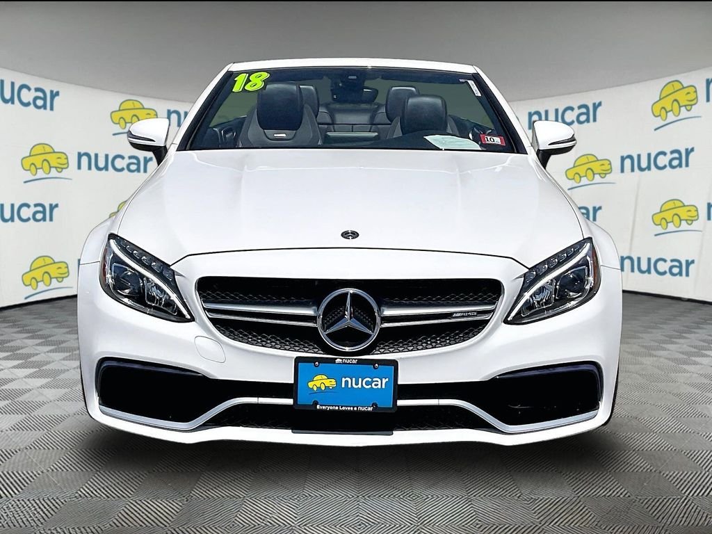 Used 2018 Polar White Mercedes-Benz C 63 S AMG® image 2