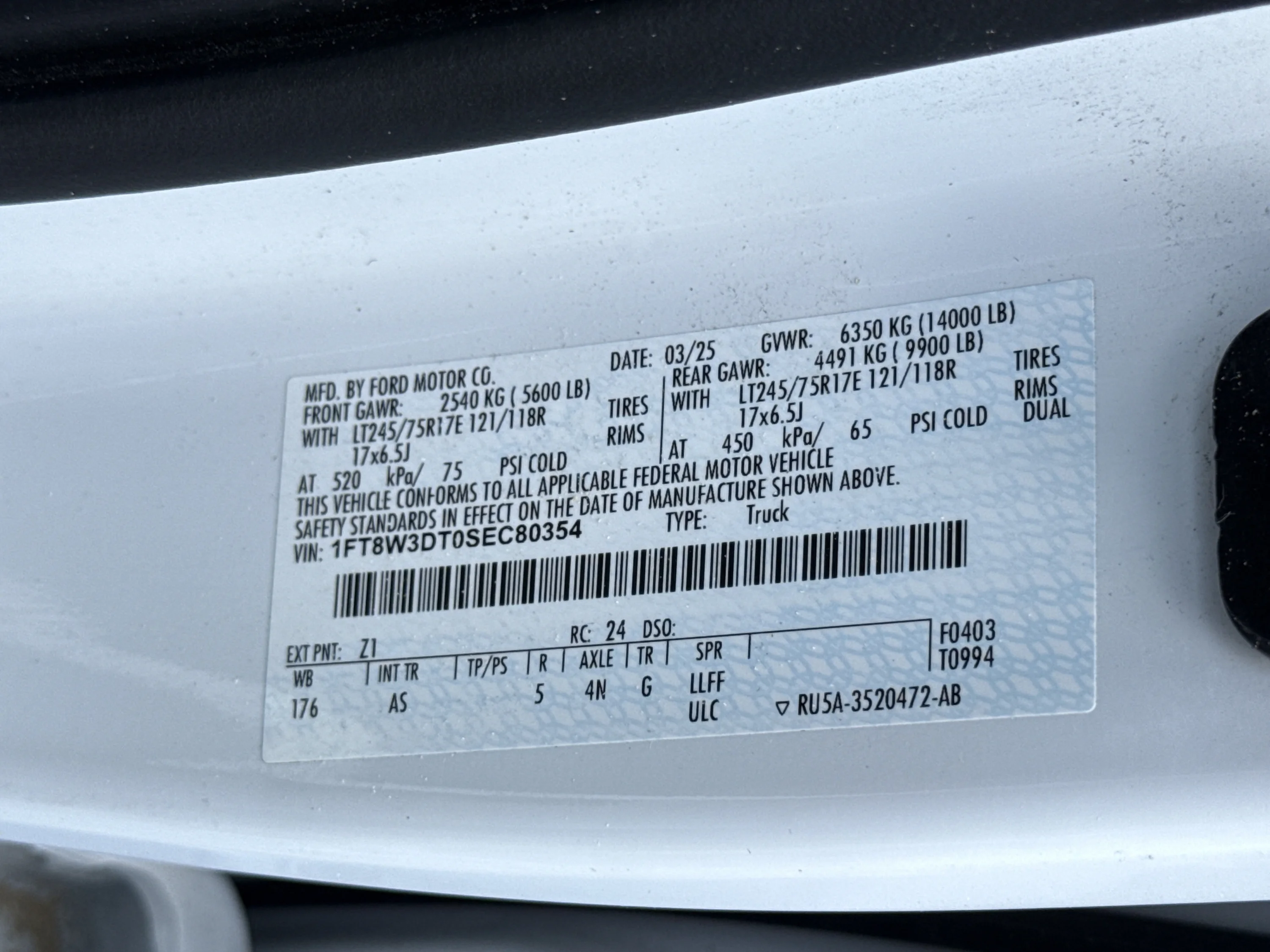 Used 2025 Oxford White Ford XL image 41