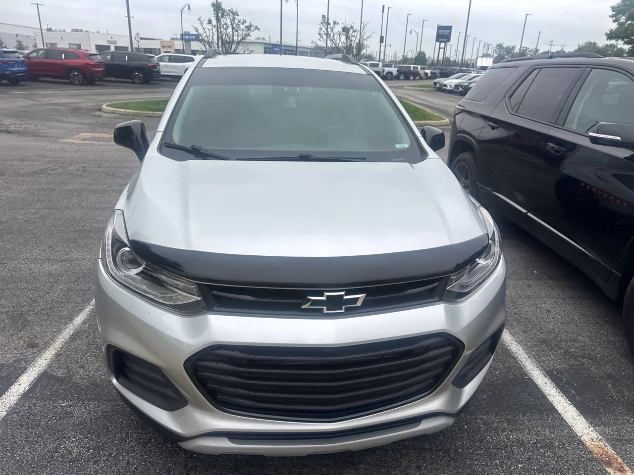 Used 2021 SILVER ICE METALLIC Chevrolet LT image 2