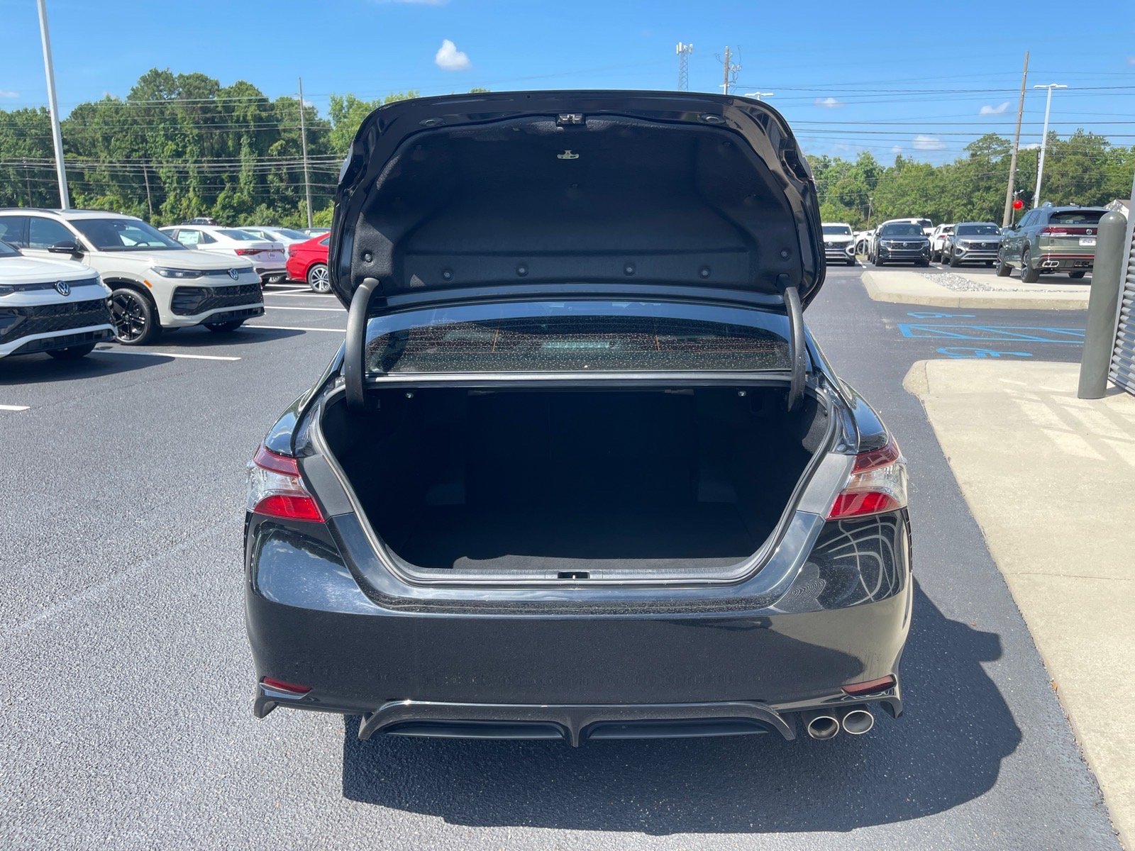 Used 2023 Midnight Black Metallic 218 Toyota SE image 14