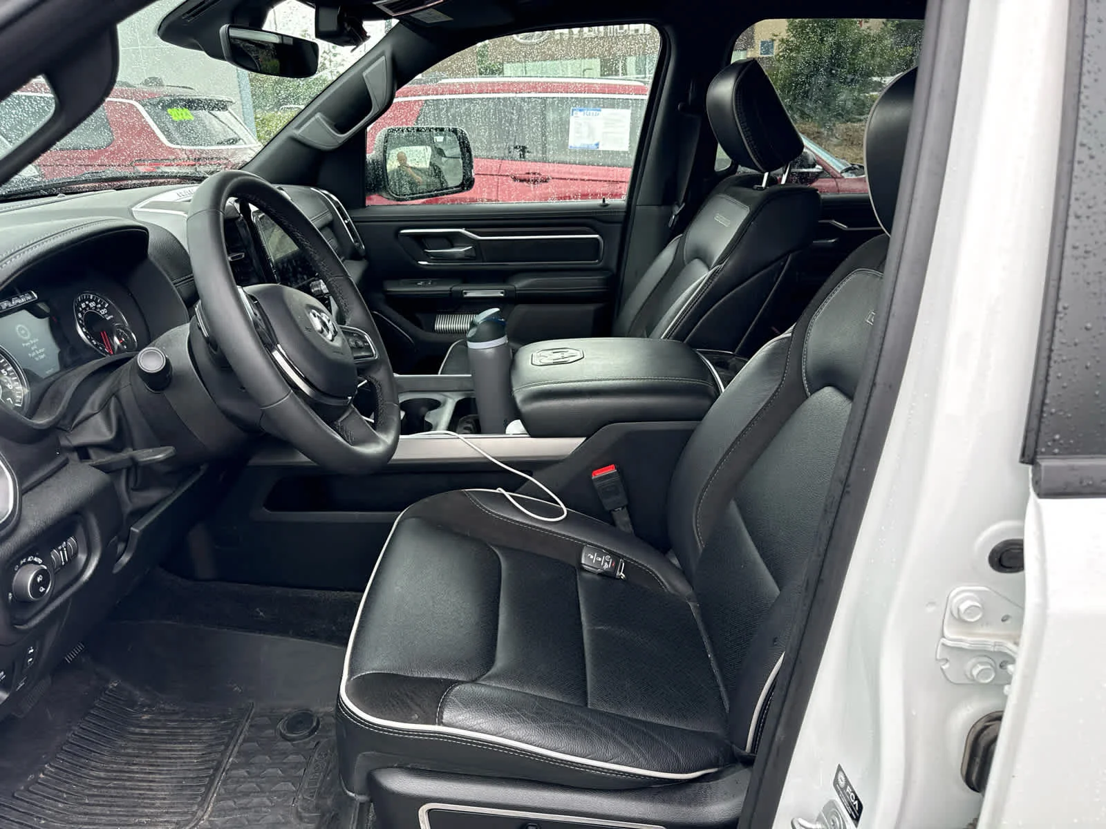 Used 2025 Bright White Clearcoat Ram Laramie image 7