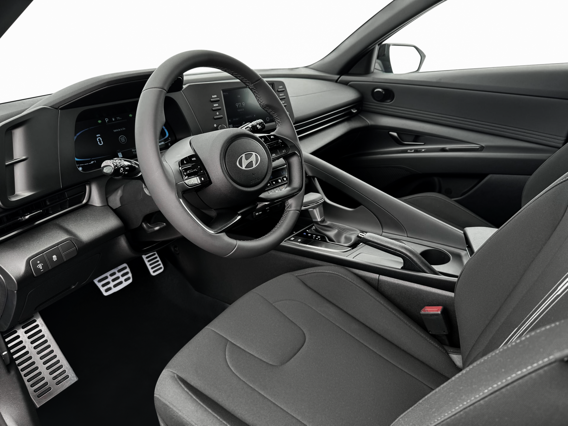 New 2025 White Hyundai SEL Sport image 14