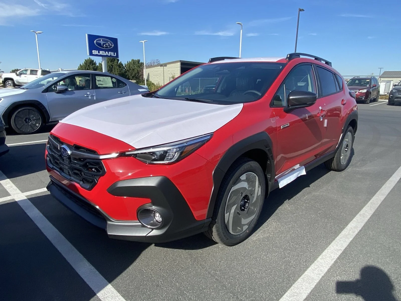 New 2026 PURE RED Subaru Limited Hybrid image 2