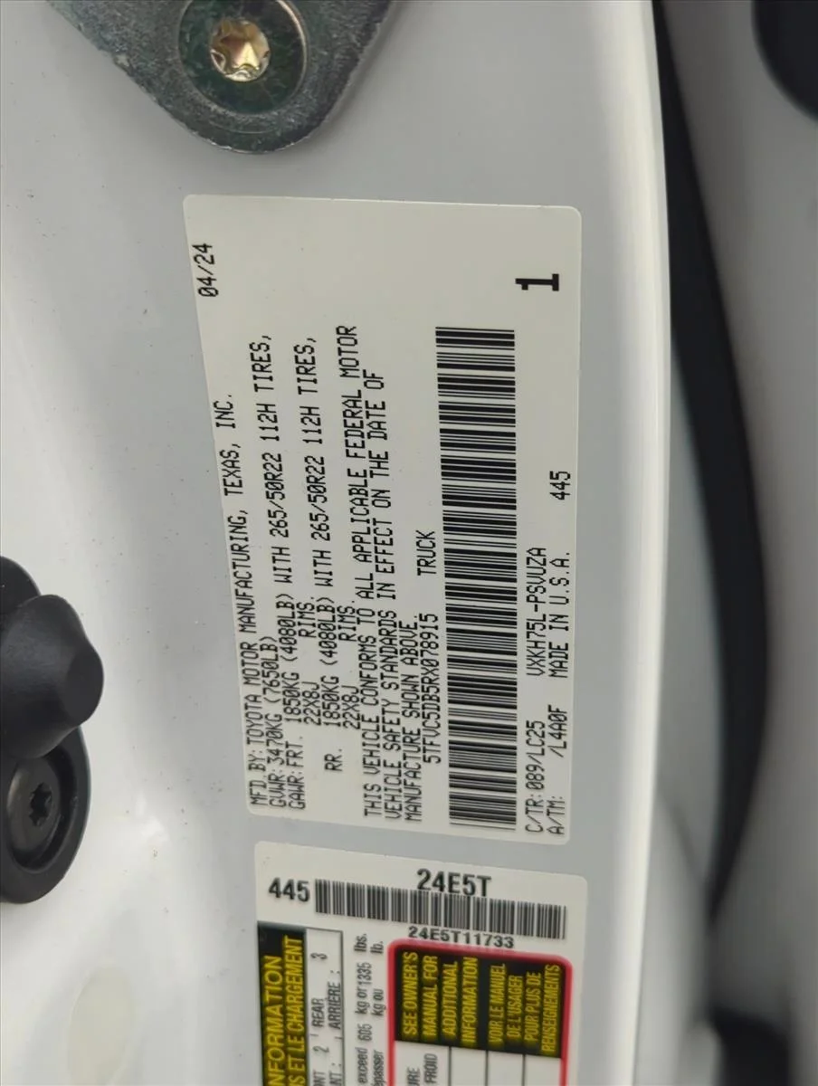 Used 2024 Wind Chill Pearl Toyota Capstone Hybrid image 29