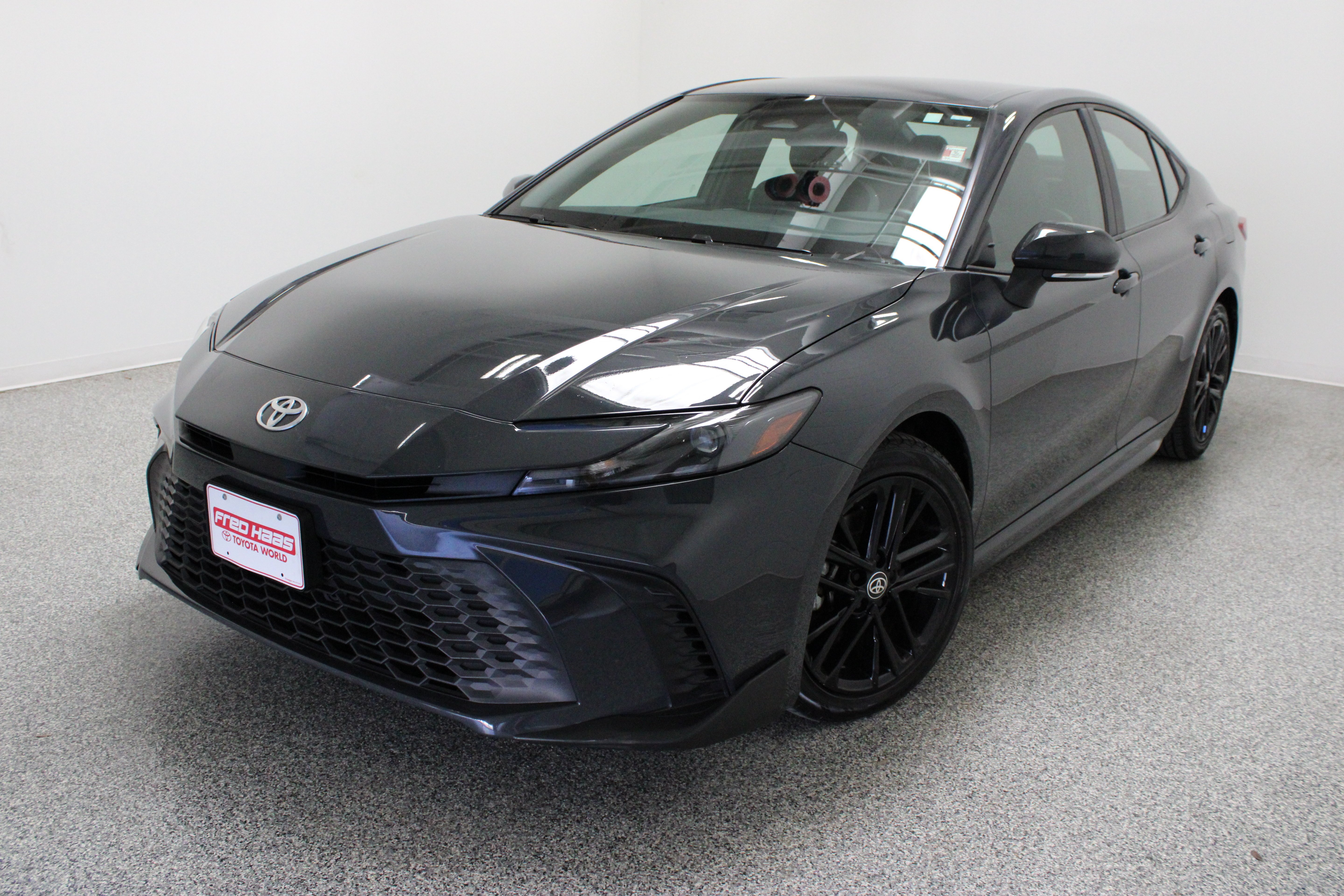 Used 2025 Black Toyota SE image 2