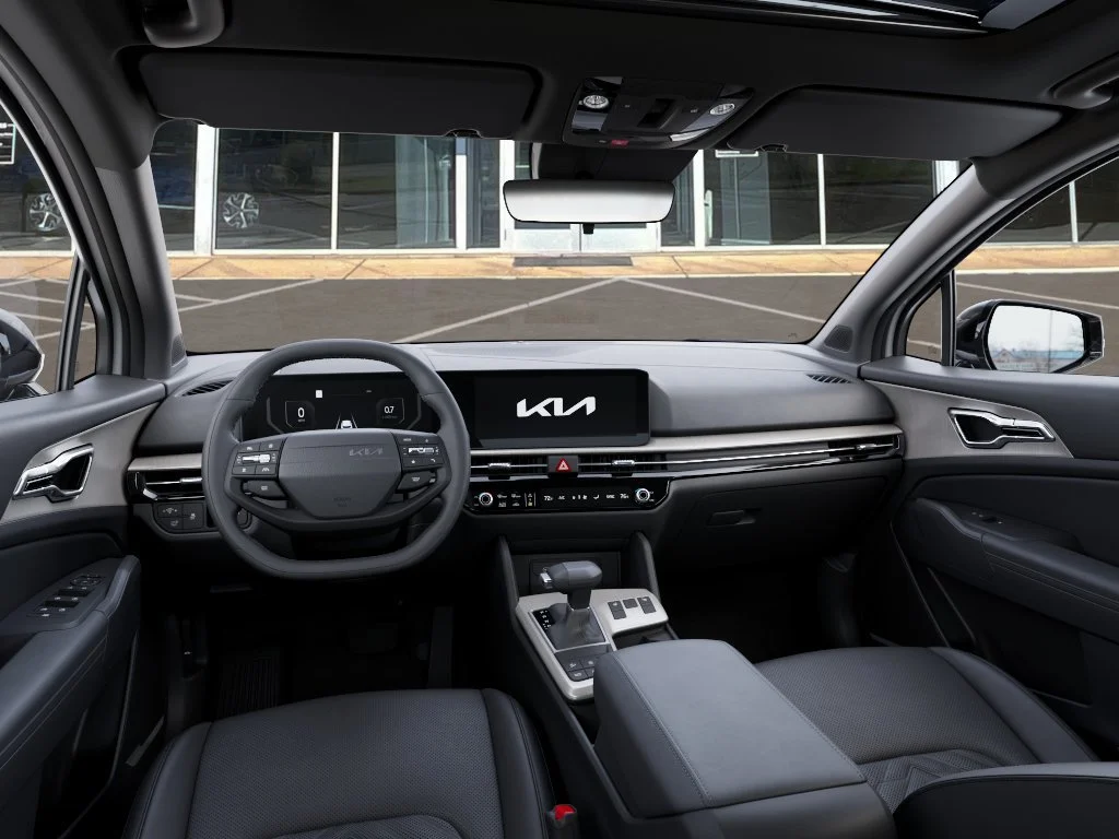 New 2027 Glacial White Pearl / Black Ro Kia X-Line image 14