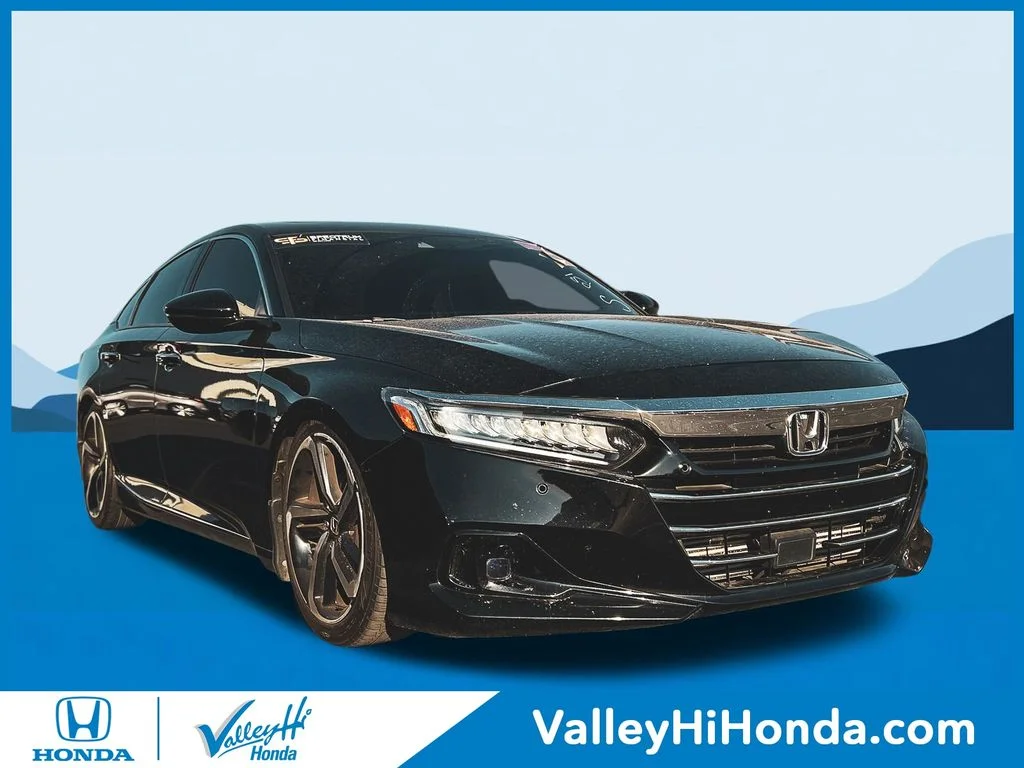 Used 2021 Crystal Black Pearl Honda Touring 2.0T image 1