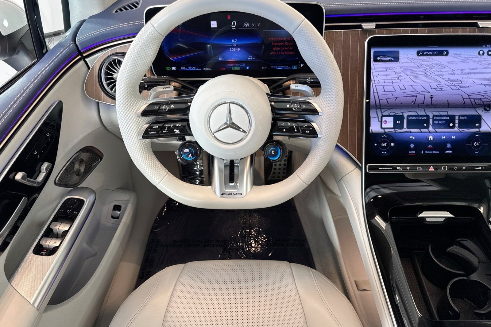 Certified Used 2023 MANUFAKTUR Moonlight White Metallic Mercedes-Benz AMG® EQE 4MATIC+ Sedan image 21