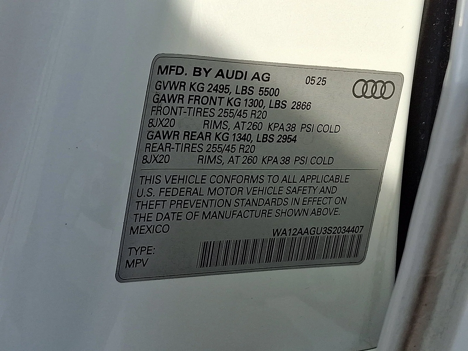 Certified Used 2025 Glacier White Metallic   2Y2y Audi Premium Plus image 26