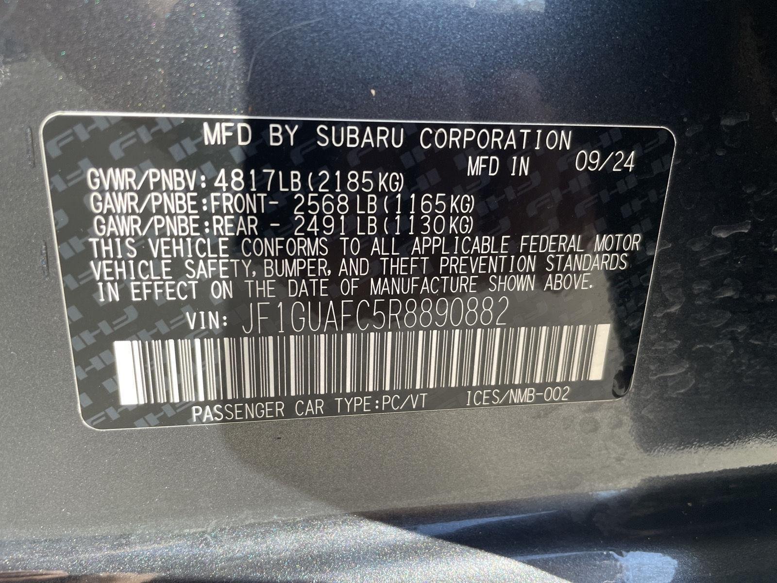 Used 2024 Magnetite Gray Metallic Subaru Sport image 30